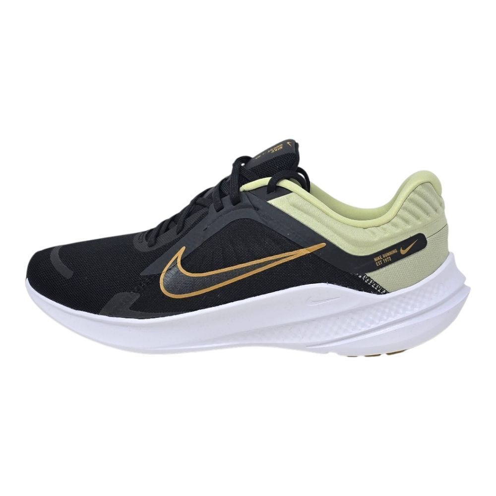 Nike Mens Quest 5 Black Olive Bronzine Sneakers Running Shoes DD0204 301